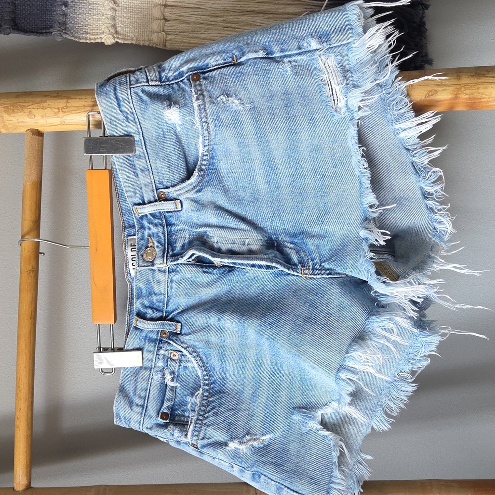 Agolde Boyfriend Denim Shorts